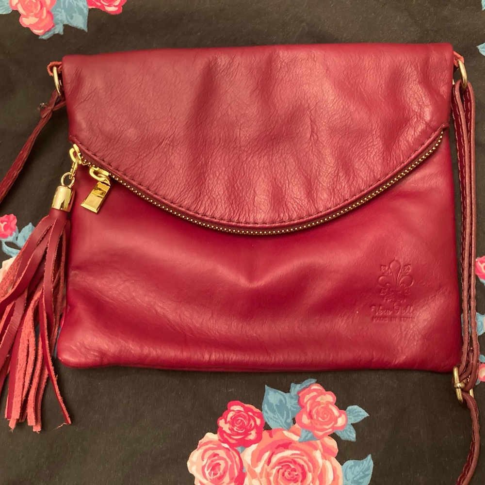 Real Italian Leather Bag Vera Pelle (Purchased in Italy)